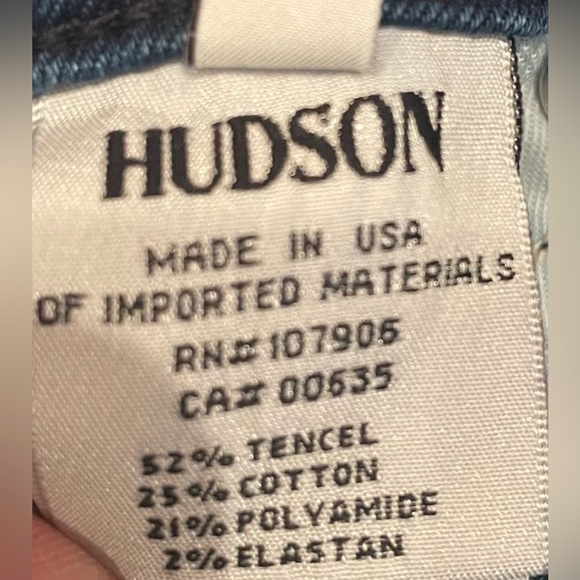 Hudson Midrise Skinny Jeans Size 28 - Picture 5 of 6